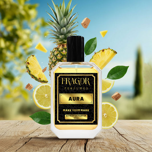 Aura by Fragor Perfumes Luxury Impression of Aventus Creed – High-Concentration Extrait de Parfume (50ml)